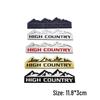 Горная наклейка на автомобиль High Country для моделей Chevy, Jeep, Dodge и Ford