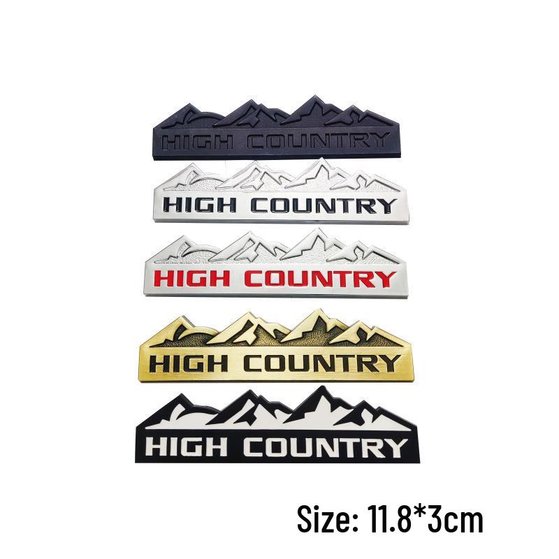 Горная наклейка на автомобиль High Country для моделей Chevy, Jeep, Dodge и Ford