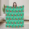 Hoppers Tom Lizard Funny Meme  Blanket  Flannel Awesome Breathable Throw Blankets for Home Restaurant Summer,