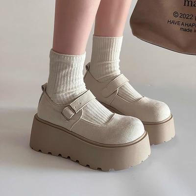 Модные женские туфли-лодочки с круглым носком, туфли-лоферы на платформе для женщин, стильная нескользящая молодежная обувь, быстрая доставка, элегантное платье на 39