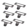 6PCS Bronze Label Pulls Frame Handle File Name Card Holder Medicine Cabinet Pulls