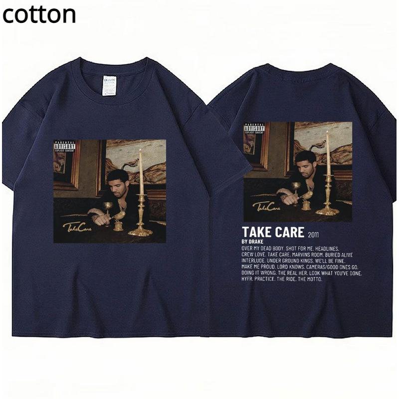 Рэпер Дрейк Музыкальный Альбом Take Care Футболка Мужчины Женщины Мода