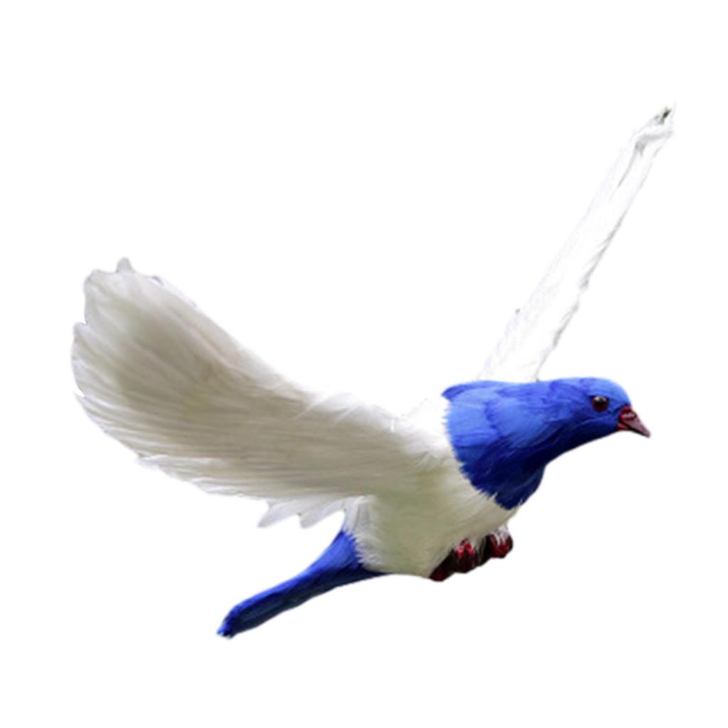 Статуя голубя Фигурка животного Креативная яркая скульптура голубя Садовые статуи для заднего двора, прихожей, тематической вечеринки в честь свадьбы, для улицы