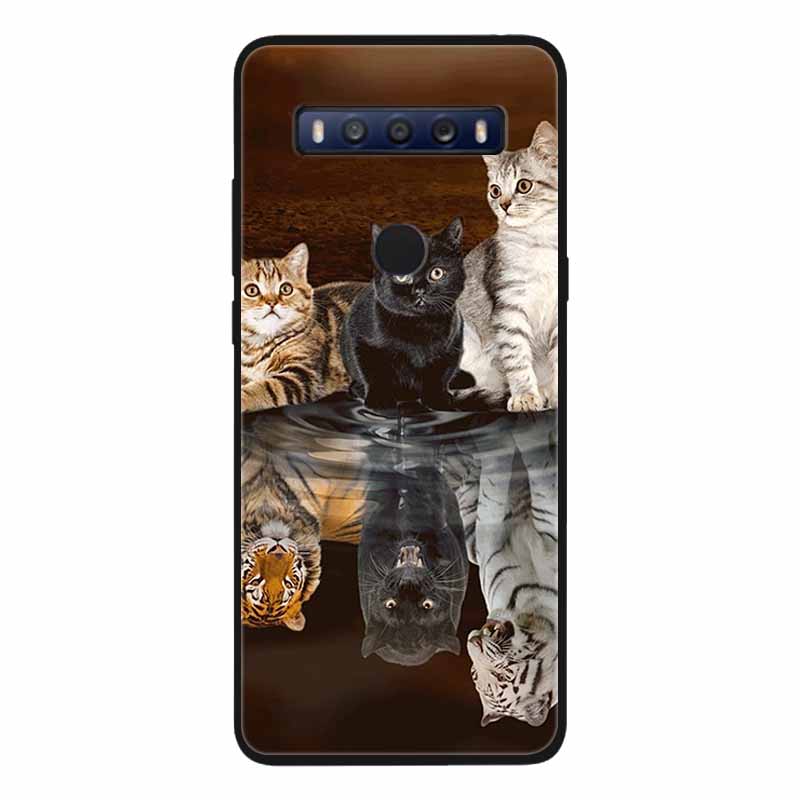 Для чехла TCL 10 SE Мягкий Силиконовый Крутой Модный Чехол Для TCL 10SE T766U T766H Задняя Крышка TCL10SE TPU Защитный Чехол Для Телефона Fundas