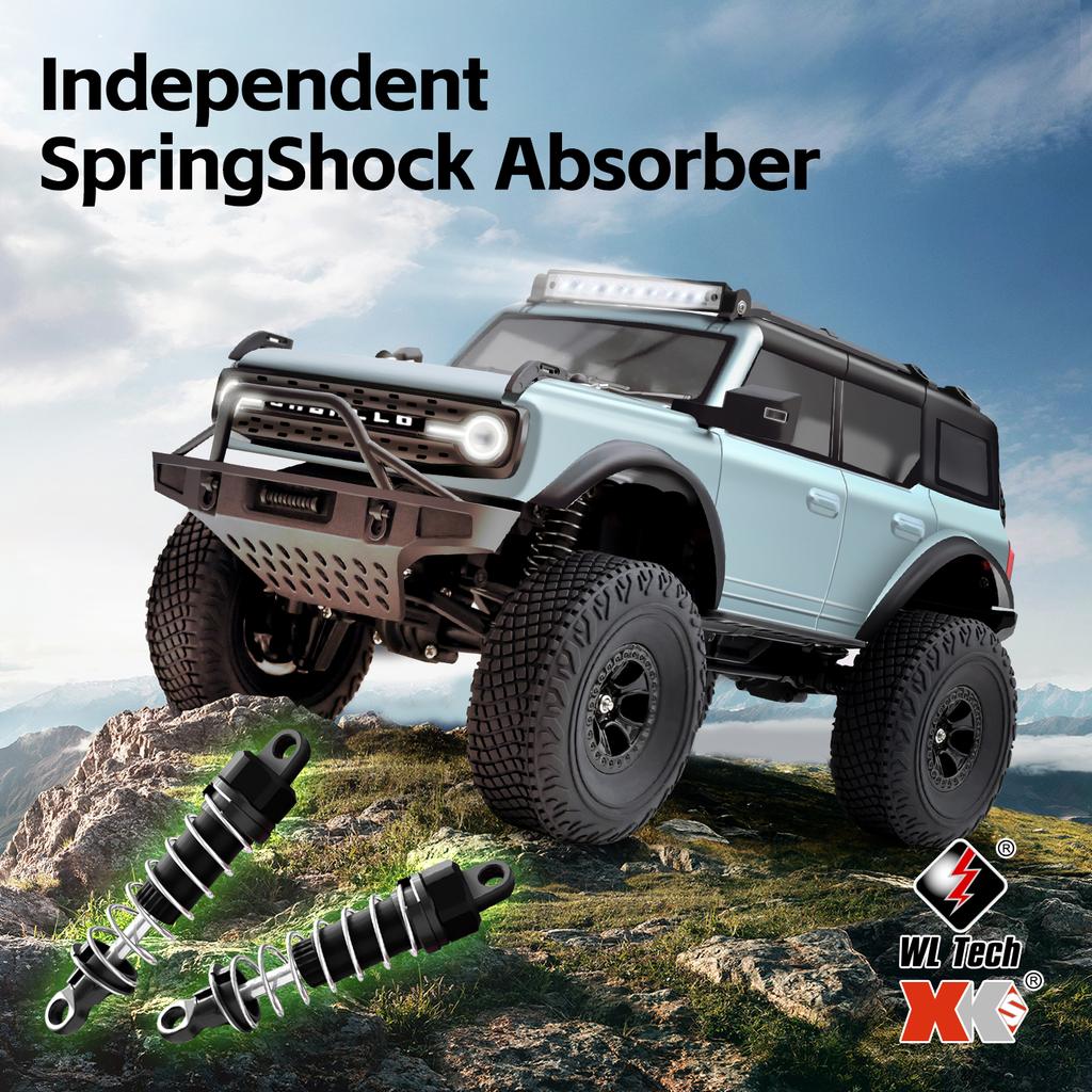 AAXZ1 Limited Time Offer WLtoys 184023 1/18 RC Off-Road Car 4x4 Mechanical Transmission Switchable High and Low Speed Climbing Car