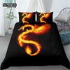 Flaming Phoenix Duvet Cover Full Queen Phoenix Nirvana Fired Volcano Bedding Set Microfiber Comforter Cover For Teen Adult Decor