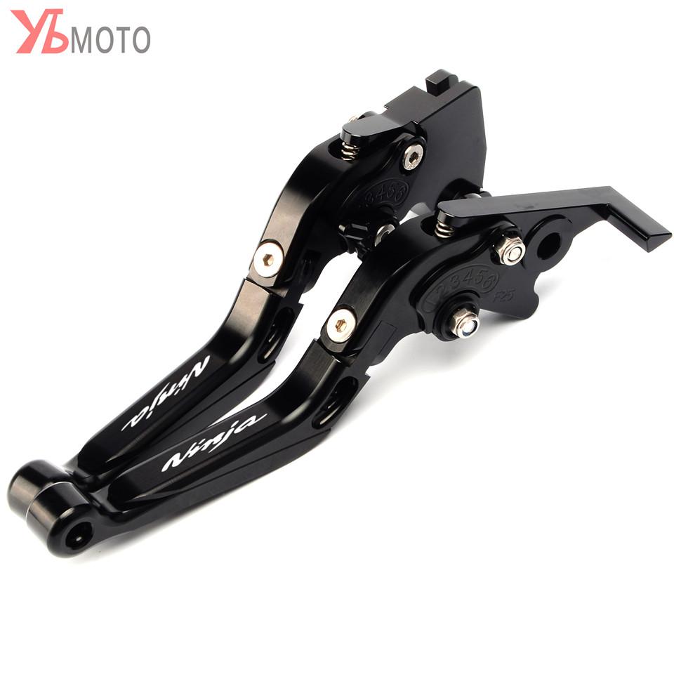 Мотоциклетные складные выдвижные тормозные рычаги с ЧПУ для KAWASAKI NINJA 300 300R 250R Z300 Z250SL NINJA250R