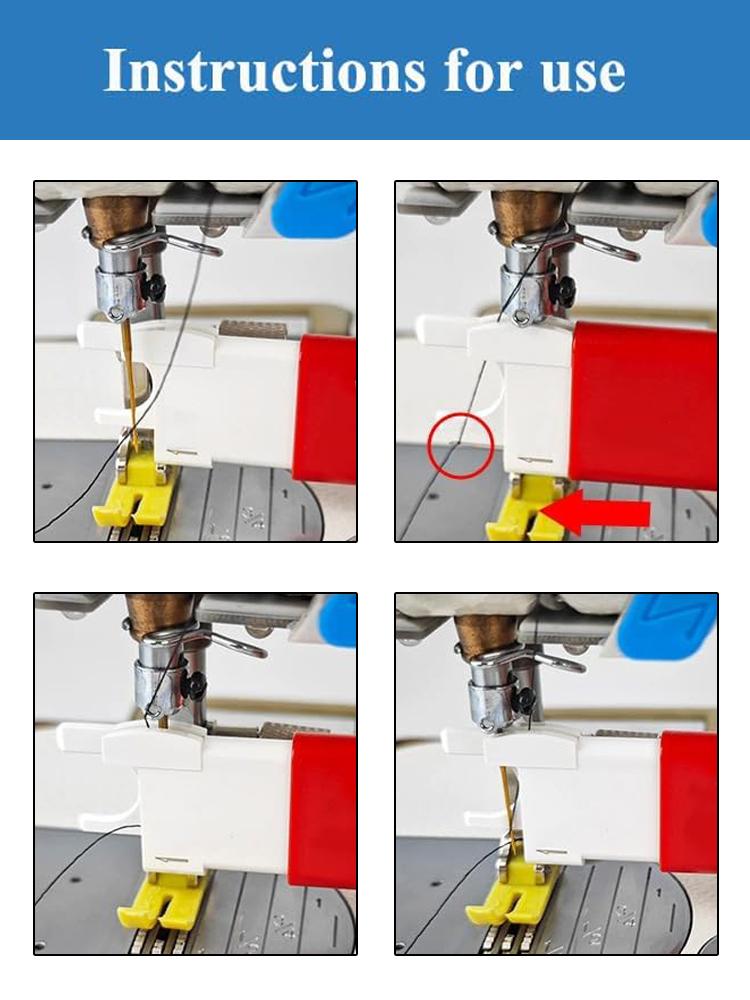 Sewing Machine Threader Magnetic Needle Inserter Quick-Looping Device Sewing Machine Loop Needle Threaders Sewing Accessories