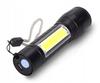 Latarka Taktyczna Led Zoom Reflektor Cob Akumulatorowa Usb