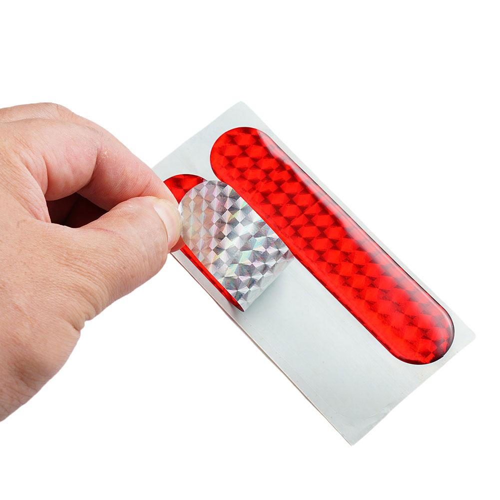 Car Reflective Stickers Side Safety Warning Stickers Protective Car Door Accessories Stickers Sticker Raceless T R3x8