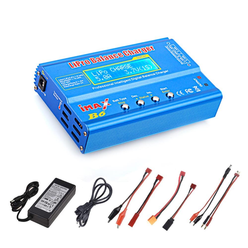 IMAX B6 80 Вт зарядное устройство для аккумуляторов Lipo NiMh Li-ion Ni-Cd цифровое RC Lipo зарядное устройство + адаптер 15 В 6 А балансировочное зарядное устройство разрядник