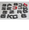 Matt Black Trunk Rear 3D Letters Number Emblems Badges for Mercedes Benz AMG A B C E G S CL SL R CLK ML GLE GLK Class MU8