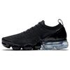 Новые женские кроссовки Air VaporMax Flyknit 2 черные лаковые 942843-014