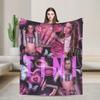 Soft Blanket Travel Office Singer TINI STOESSEL Futtura Album 2025 Throw Blanket  Flannel Bedspread For Bedroom Sofa Bed Cover