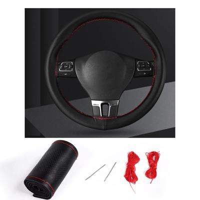 Чехол на руль Плетеный чехол на руль Subaru Justice/Chiffon/Chiffon Custom Subaru Chiffon Кожа Натуральная кожа Материал Противоскользящий Черный
