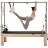 Pilates Reformer Wood Pilates Machine Home Gym Workout Equipment