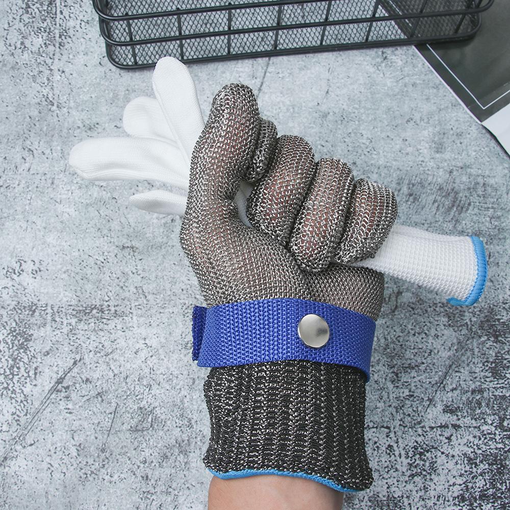 Gardening Tools Stab Resistant Glove Safety Cut Proof Protection Gloves Stainless Steel Metal