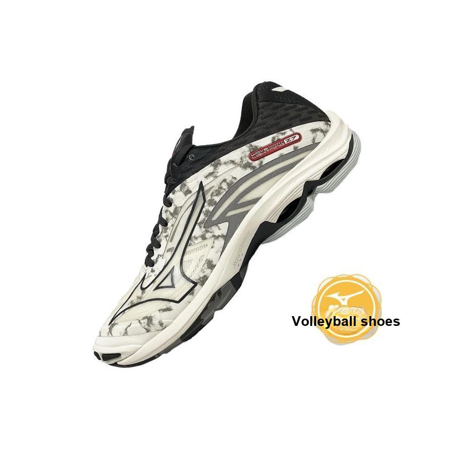 Mizuno Кроссовки унисекс Wave Lightning Z7 Marble White Black Grey V1GA220061