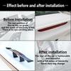 Car Mini Spoiler Tail Wing Carbon Fiber Look Tail Wings Model Decoration Emblem For Mitsubishi ASX Lancer 10 Pajero Outlander