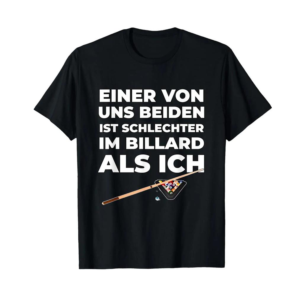Pool Billiard T Shirt Funny Vintage Top For Everyday Wear Breathable Comfortable Soft Slightly Graphic Designer Clothes
