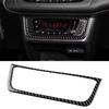 Для Seat Ibiza 6j 2009 2010 2011 2012 2013 2014 Настоящая Мягкая Наклейка из Углеродного Волокна LHD RHD Панель Рамки Центральной Консоли Автомобиля AC Отделка