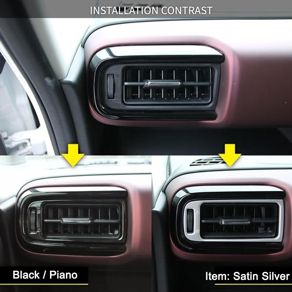 Car Back Rear Air Condition Outlet Vent Frame Cover Trim Interior Decoration For Suzuki Spacia Custom 2024 Modified