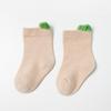 Носки для младенцев для девочек и мальчиков, хлопковые, однотонные, мягкие, дышащие, милые, унисекс, короткие носки для новорожденных без косточек