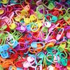 50-100pcs Plastic Crochet Yarn Weave Markers Resin Small Clip Locking Stitch Knitting Tools Needle Clip Mark Sewing Tool
