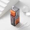 Mini Floss Box with Automatic Pop-up Toothpick Holder Portable Box Flossing Floss Stick Organizer Toothpick Dispenser Holder