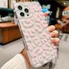 Мягкий прозрачный чехол для телефона с узором "Розовый леопард" для iPhone 17 16 15 14 13 12 11 Pro Max XS X XR 15 16 Plus 17Air
