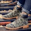 Осенне-зимние мужские походные ботинки, рабочие ботинки, короткие ботинки в стиле ретро, ​​повседневная обувь, мужские ботинки, походная обувь