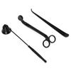 3PCS Candle Accessory Set Candle Wick Trimmer Cutter Snuffer Extinguisher Wick Dipper Gift