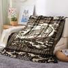 Snow Leopard Animal Print Flannel Blanket, High quality Comfortable for All Seasons, Home Decor, Warmth and Comfort, Perfect for Christmas Gifts115