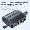 Bluetooth 5.3 Audio Receiver NFC Wireless Adapter 3.5mm AUX RCA Stereo Music Support U Disk TF Card Play with Mic for Car Kit Speaker Amplifier