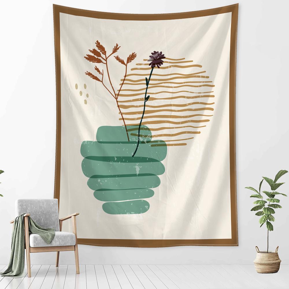 Абстрактная иллюстрация гобелен настенный гобелен колдовство таинственный минималистский хиппи фон ткань домашний декор
