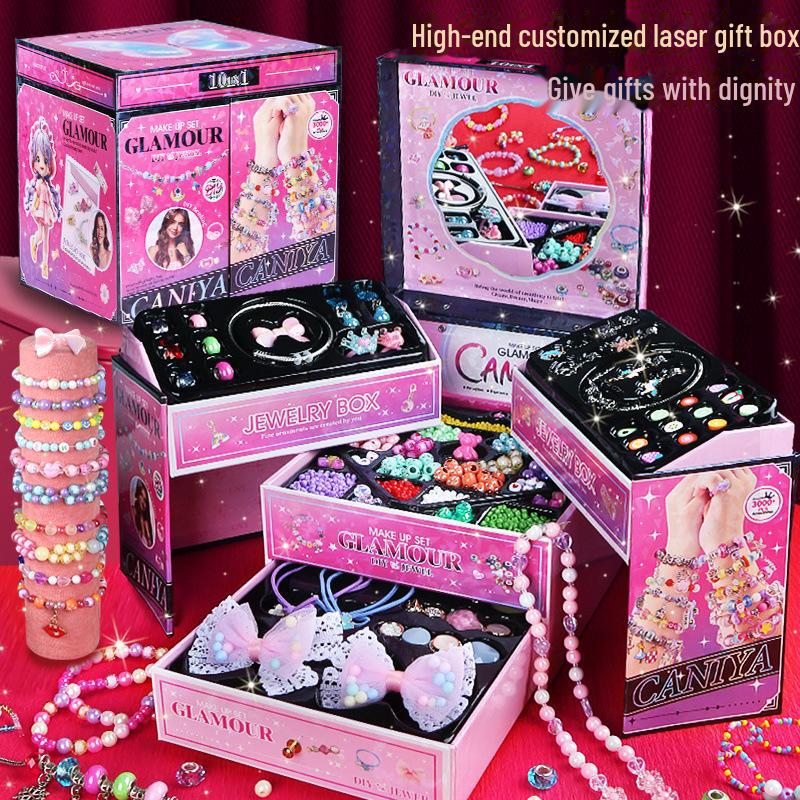 «Креативный набор украшений из бисера и аксессуаров для волос для девочек»