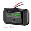 For QC3.0 PD USB-C Car Fast Charge Power Delivery Socket Outlet Panel Car Fast Charger For Camper Van RV Caravan