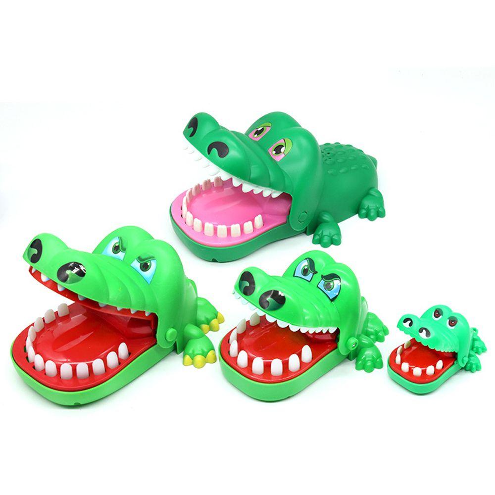 Children Gift Bite Finger Game Crocodile Scary Toy Alligator Keychains Biting Hand Alligator