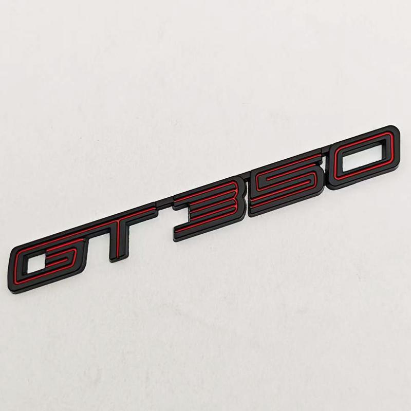 3D Metal Car Sticker logo GT350 GT500 sticker Rear Trunk Fender Side Door Emblem For Frod Mustang SHELBY GT500 GT350 Accessories