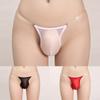 Прозрачные мужские трусы, сексуальные эластичные стринги, дышащие трусы