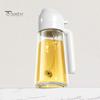 470ml 2-in-1 Oil Dispenser Food Grade BPA Free Leak Resistant Large Capacity Oil Sprayer Storage Bottle with Handle
