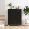 Sideboard Black Oak 69.5 x 34 x 90 cm Engineered Wood