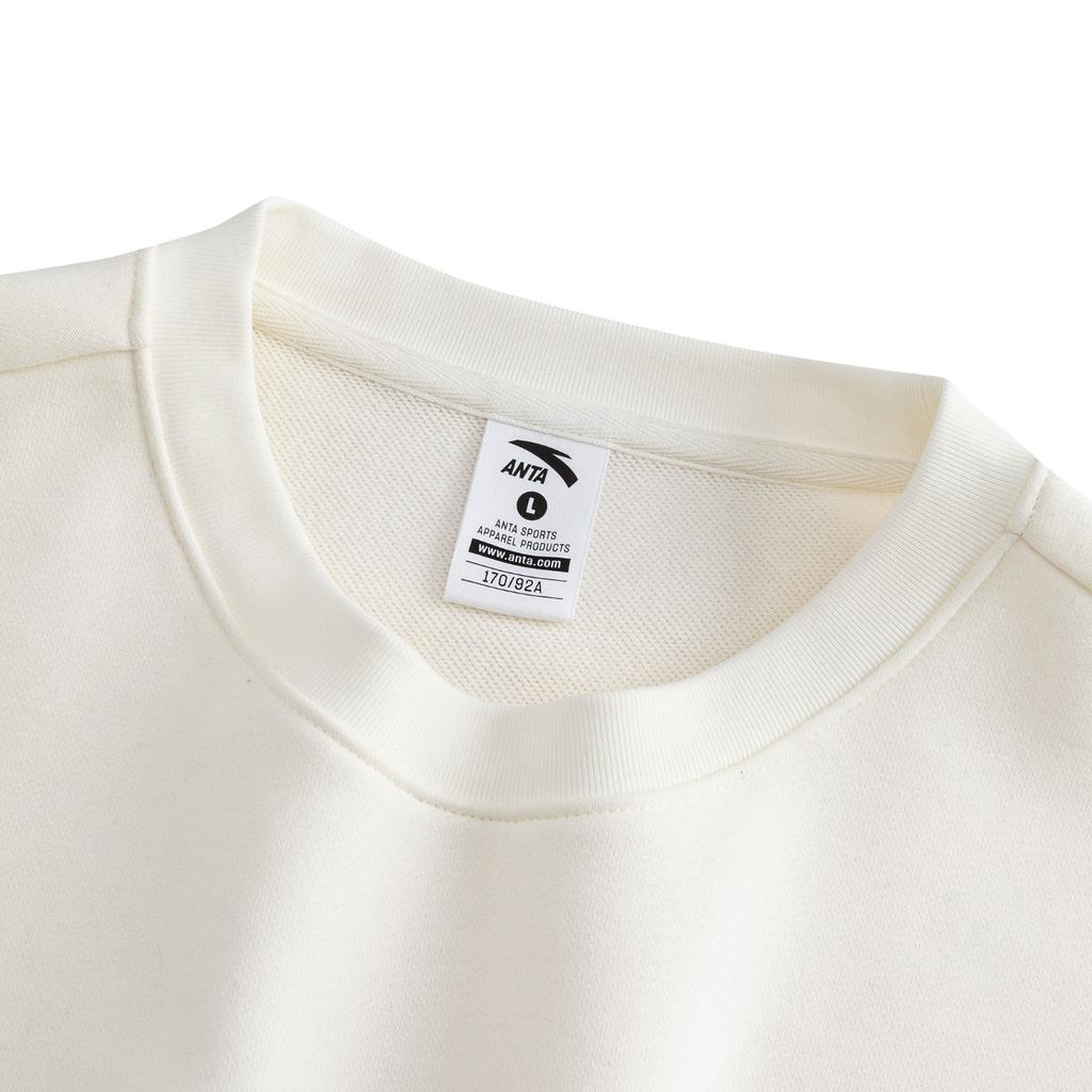 Anta Серия Life Легкий Плюшевый Zero Женский Пуловер Весна 2026 Толстовка Женская толстовка Айвори 962618703-1