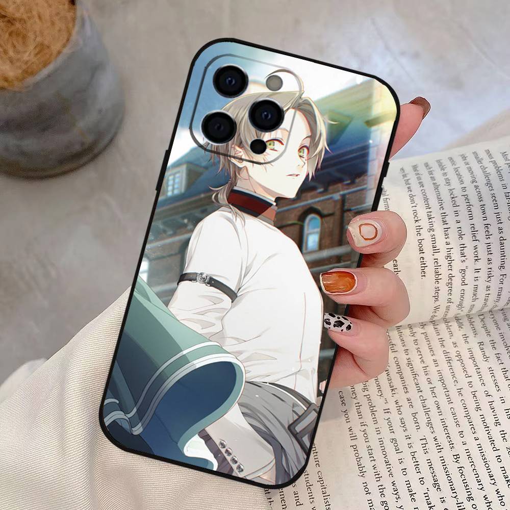 Mushoku Tensei Рудеус Грейрат Чехол для телефона Силиконовый Мягкий Для IPhone 17 16 15 14 13 12 11 X XR Plus Pro Max Plus