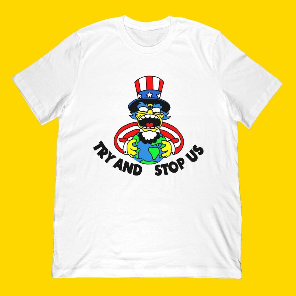 Try and Stop Us T-Shirt - Uncle Sam 4th July America USA patriotic Shirt