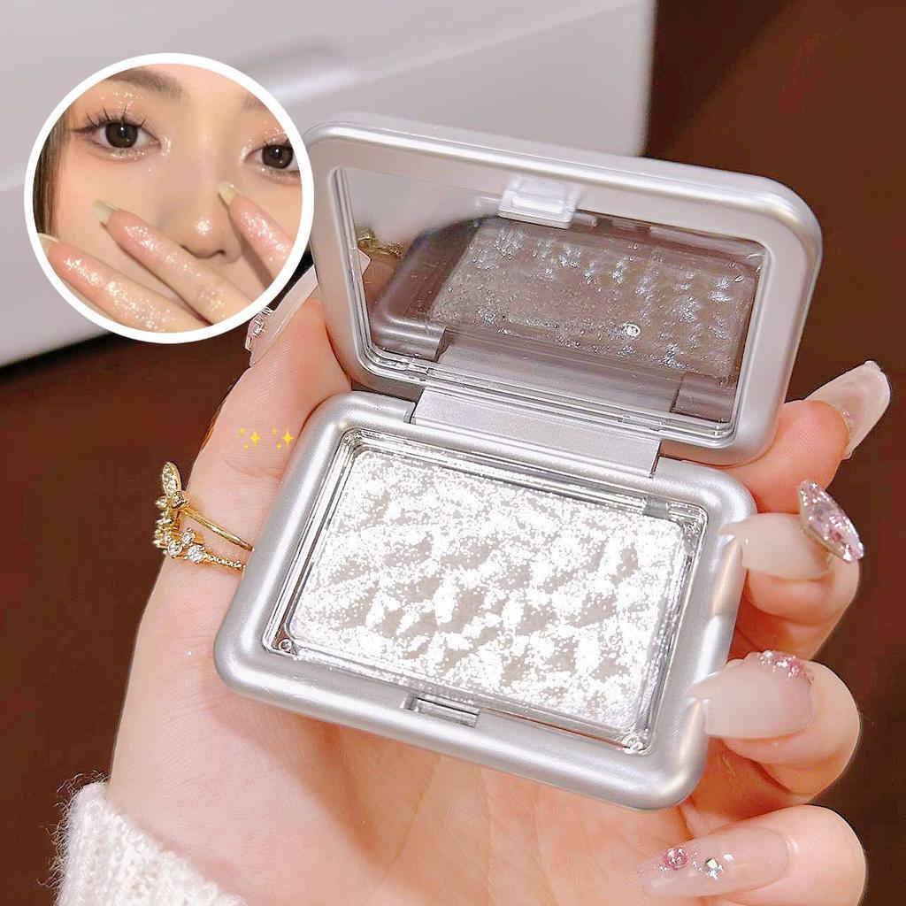 Dream Floating Highlighter Powder, перламутровый мерцающий хайлайтер для лица, палетка для контурирования, осветляющая макияж
