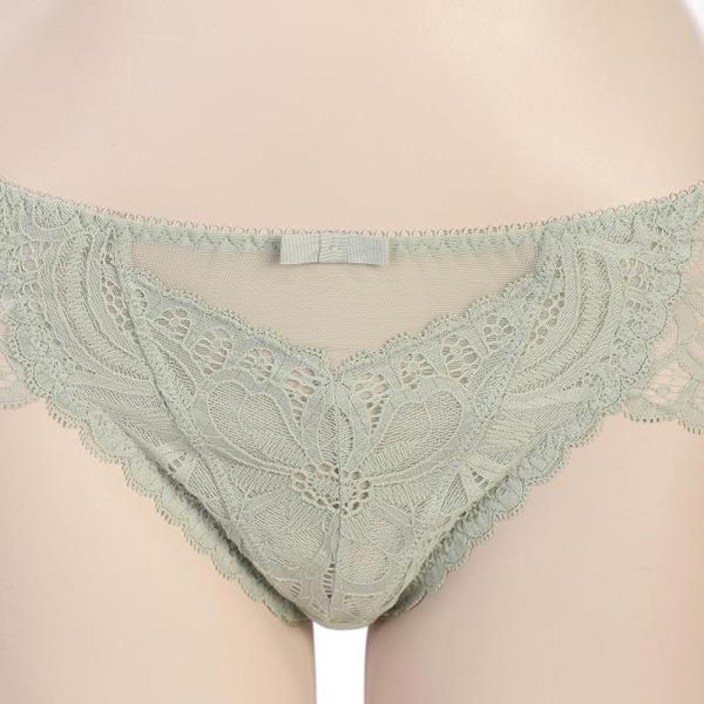 Barbara Lace Triangle Panty 2color Bp4459