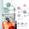1 шт. Колпачок для соломинки для бутылки для воды Милые колпачки для соломинок в виде цветка бегонии 10 мм Колпачок для соломинки для тамблеров 40-20 унций Аксессуары