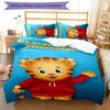 Daniel Tiger 3pcs Bedding Set Duvet Cover Closure Includes 1 Duvet Cover & 2 Pillowcases for All Seasons Bedroom Home Dorm Decor