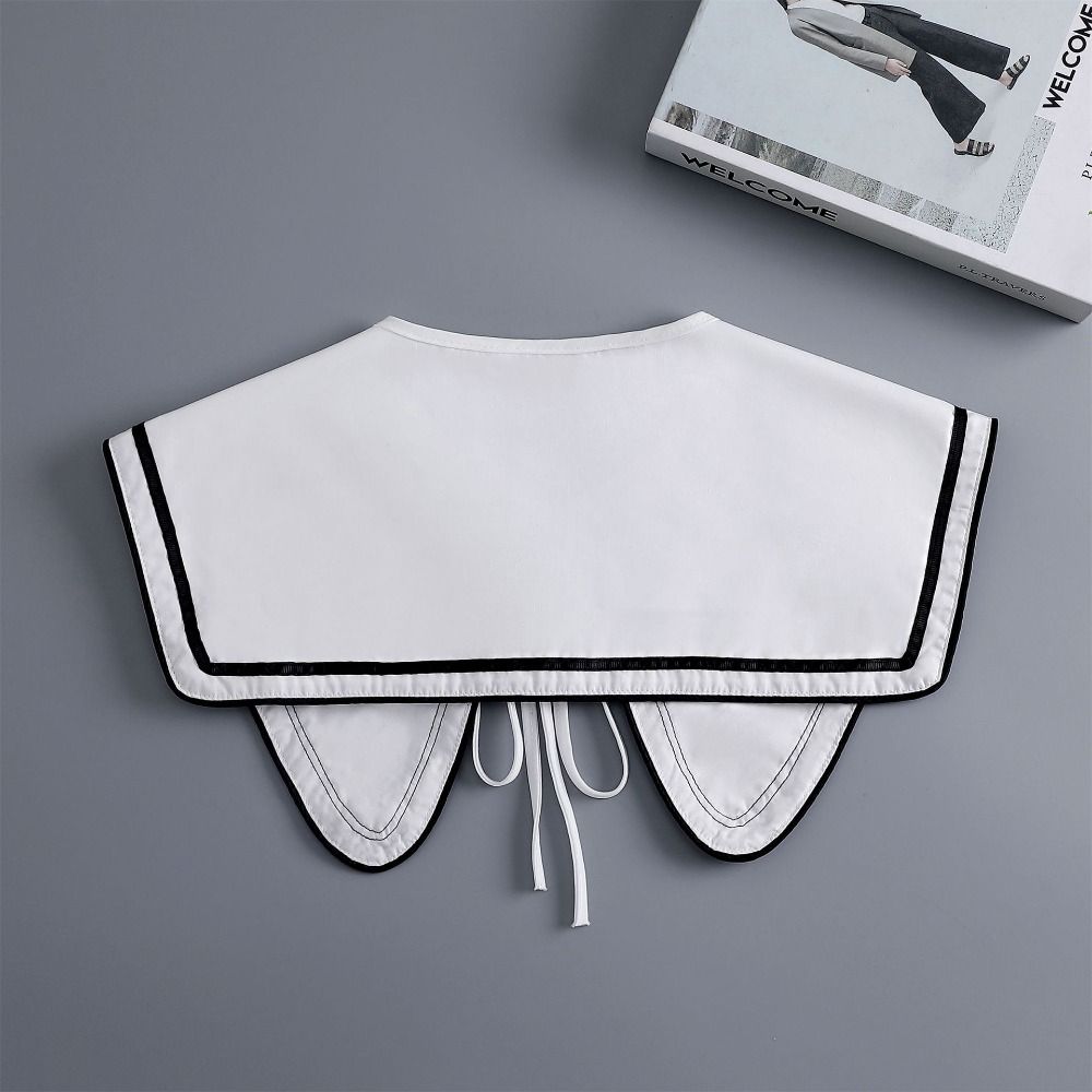 Женский воротник-стойка Винтажный топ Шейные украшения Галстуки Новый лацкан Ложный воротник